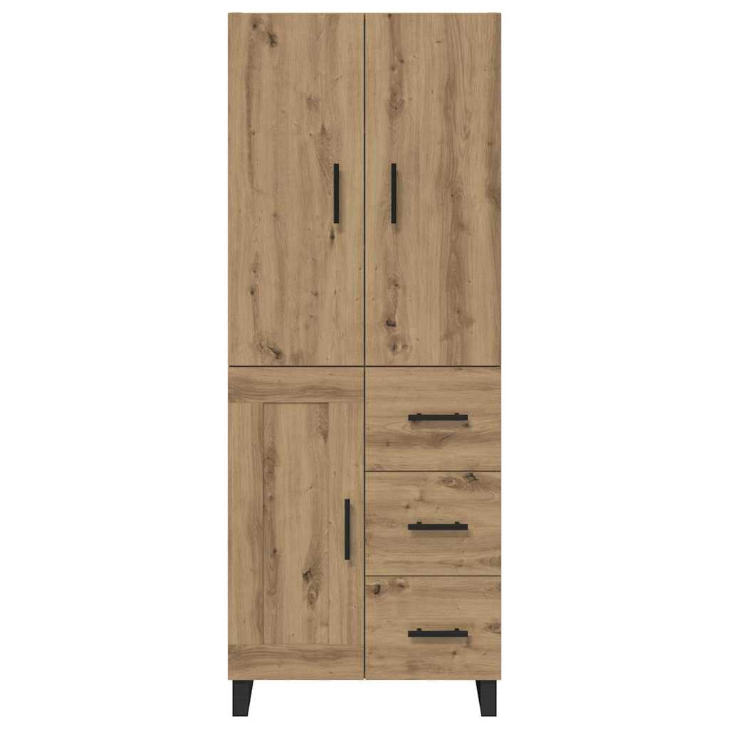 Haut Armoire 2 pc Chêne artisanal 69,5 x 34 x 180 cm - XIOS