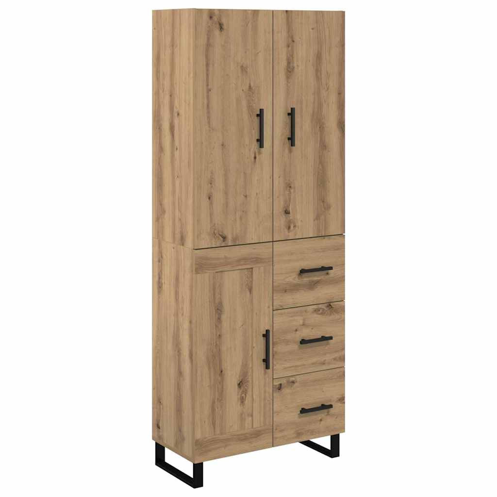 Haut Armoire 2 pc Chêne artisanal 69,5 x 34 x 180 cm - XIOS