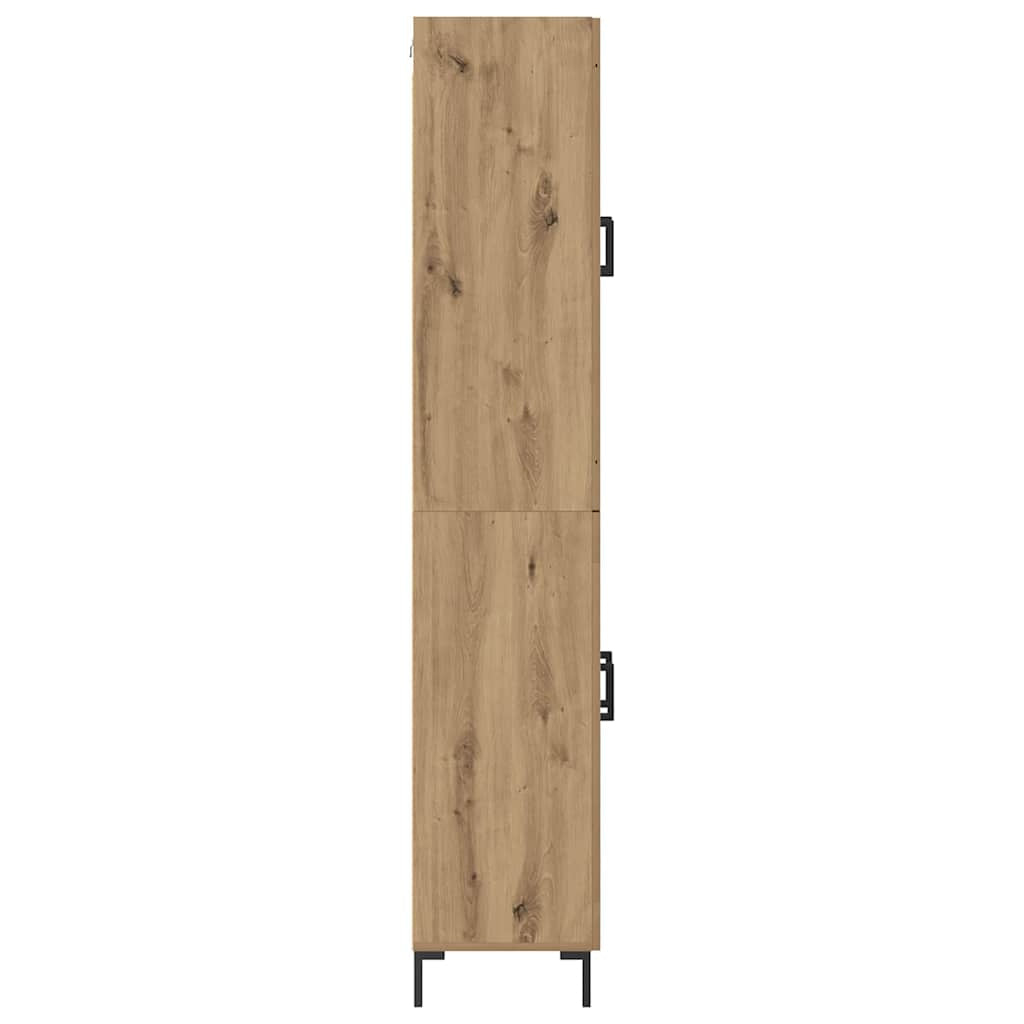 Haut Armoire 2 pc Chêne artisanal 69,5 x 34 x 180 cm - XIOS