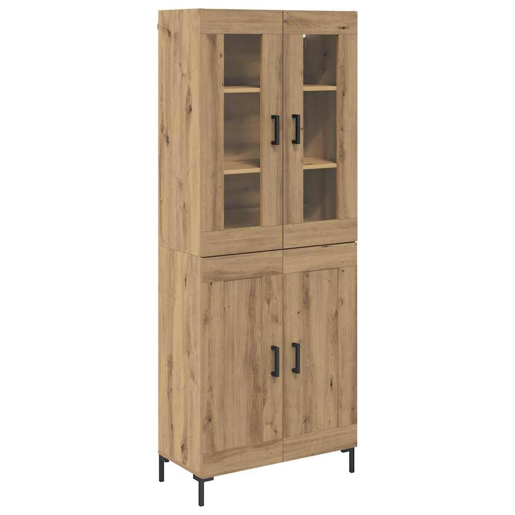 Haut Armoire 2 pc Chêne artisanal 69,5 x 34 x 180 cm - XIOS