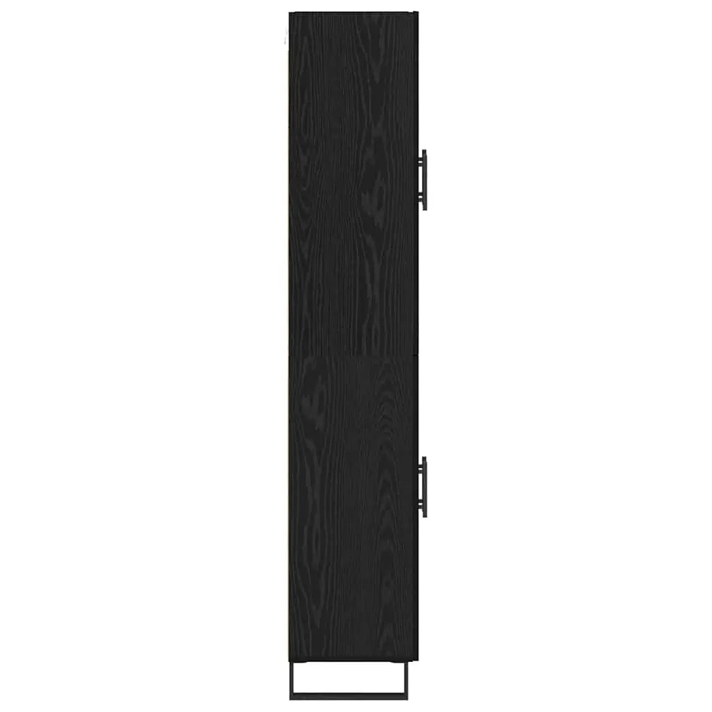Haut Armoire 2 pc Chêne noir 69,5 x 34 x 180 cm - XIOS