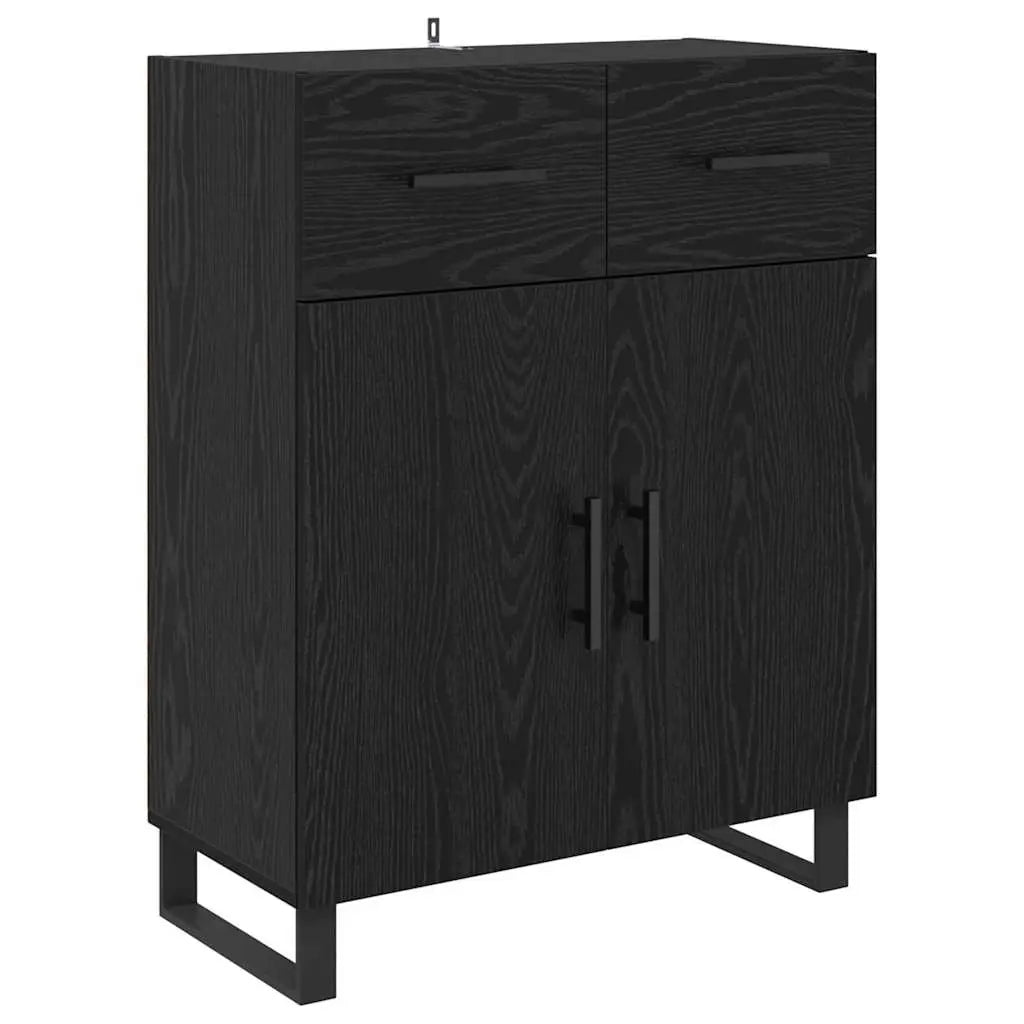 Haut Armoire 2 pc Chêne noir 69,5 x 34 x 180 cm - XIOS