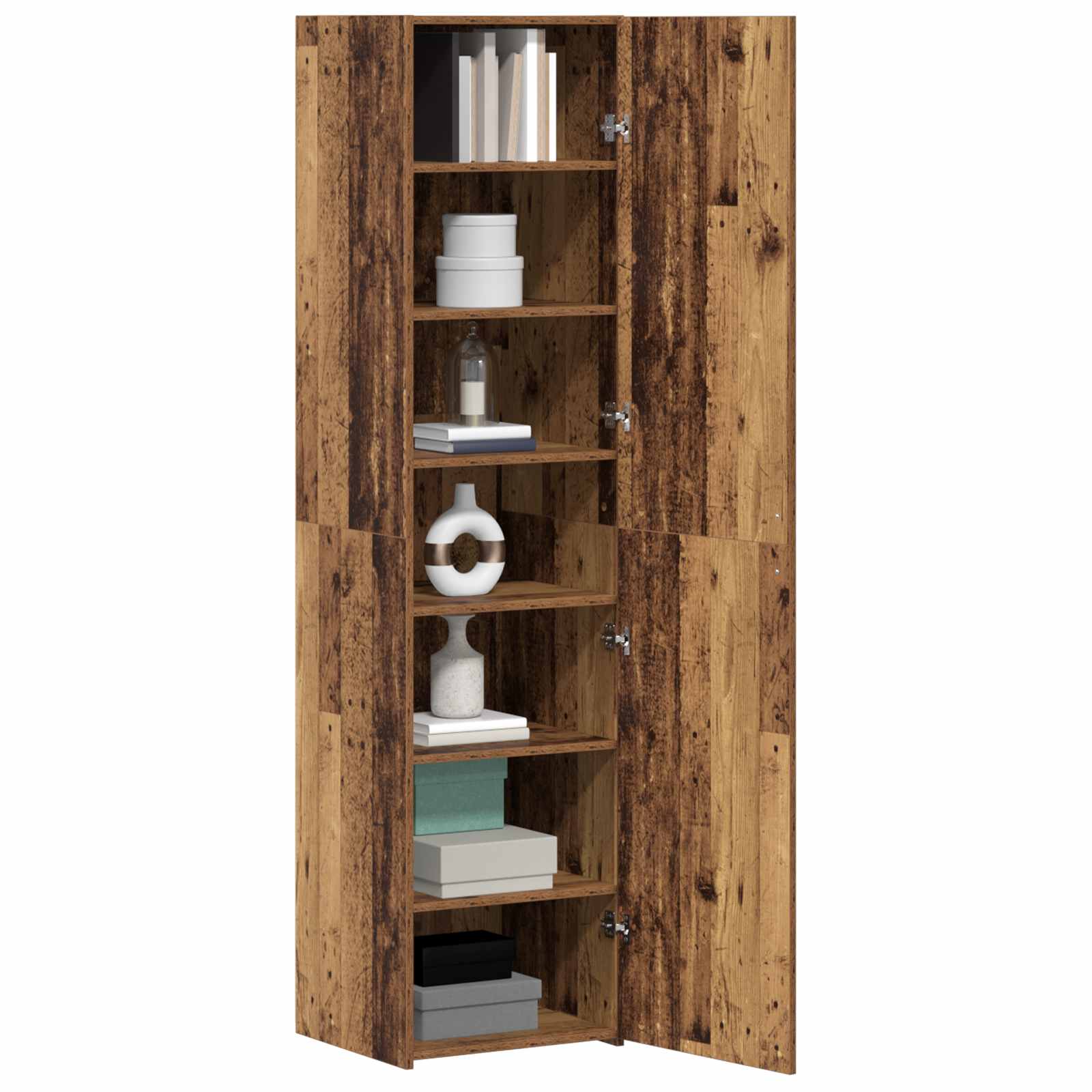 Haut Armoire Bois ancien 45 x 42,5 x 185 cm - XIOS