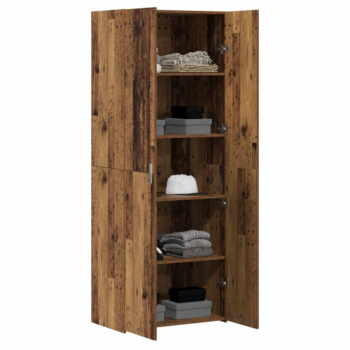 Haut Armoire Bois ancien 70 x 42,5 x 185 cm - XIOS