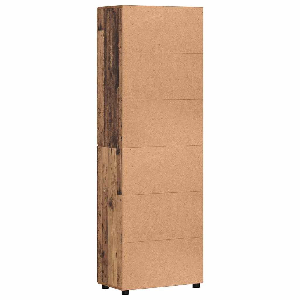 Haut Armoire FLORIN 60 x 35 x 182 cm Bois ancien - XIOS