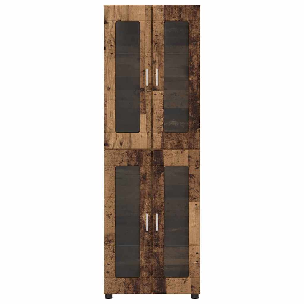 Haut Armoire FLORIN 60 x 35 x 182 cm Bois ancien - XIOS