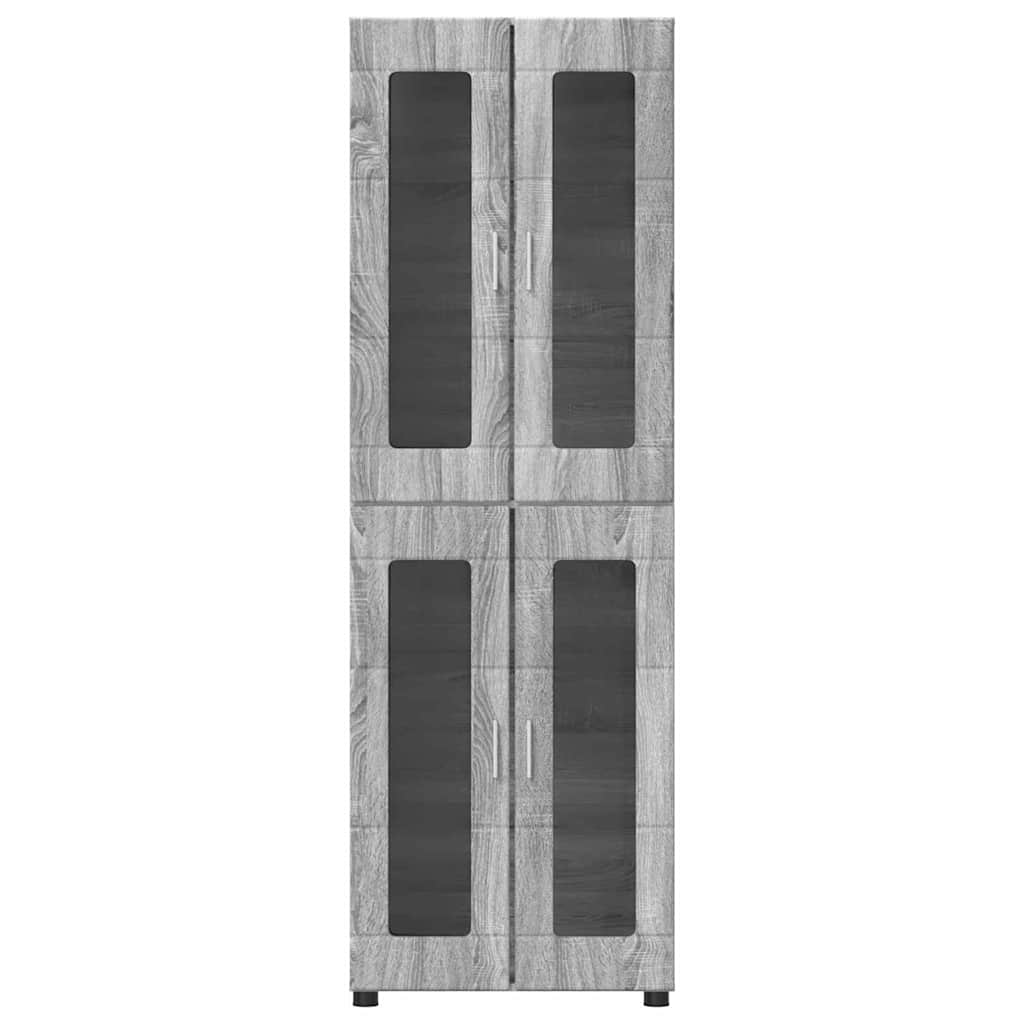 Haut Armoire FLORIN 60 x 35 x 182 cm Gris Sonoma - XIOS