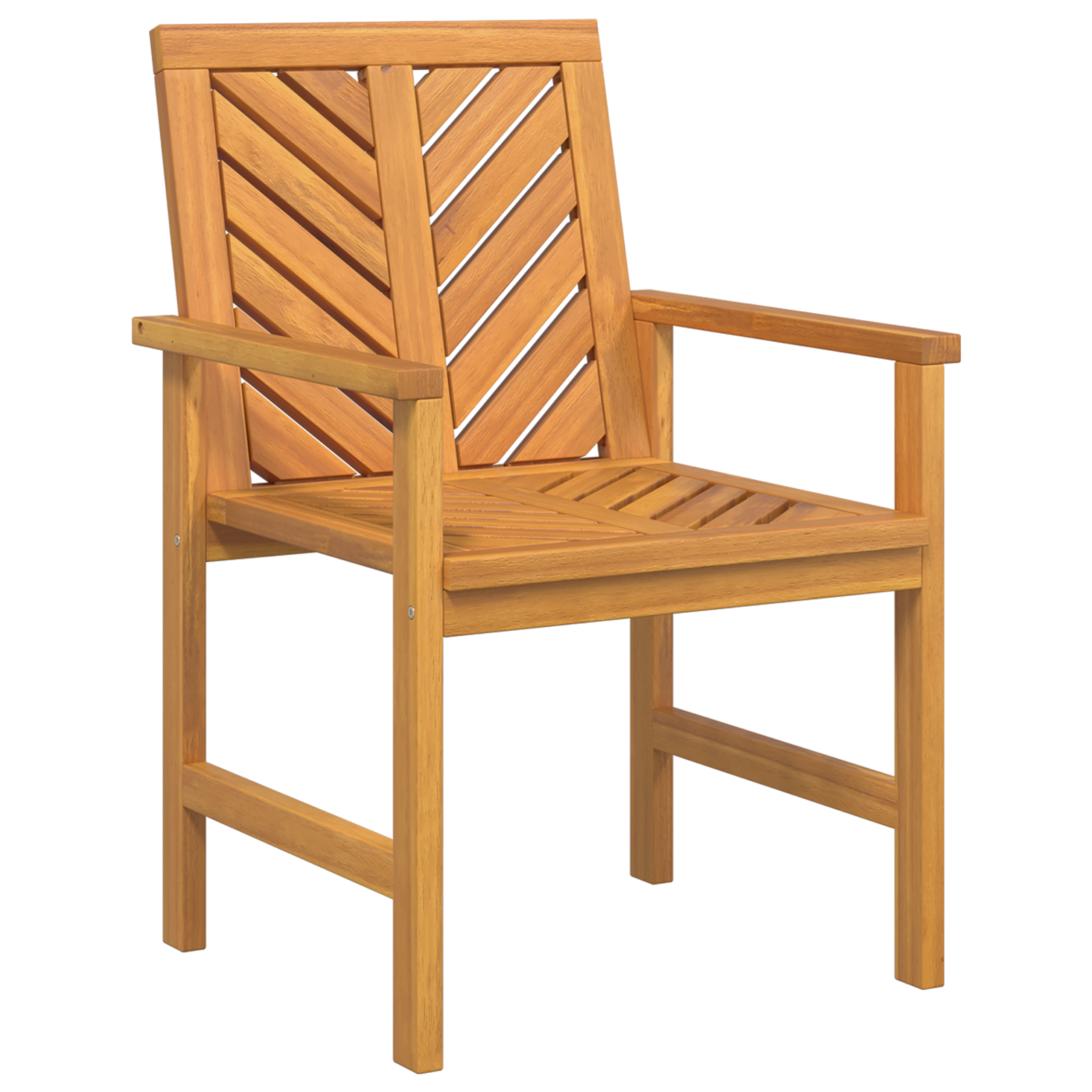 Ensemble de salon de jardin 4 pièces en bois massif d'acacia Chaises de jardin vidaXL
