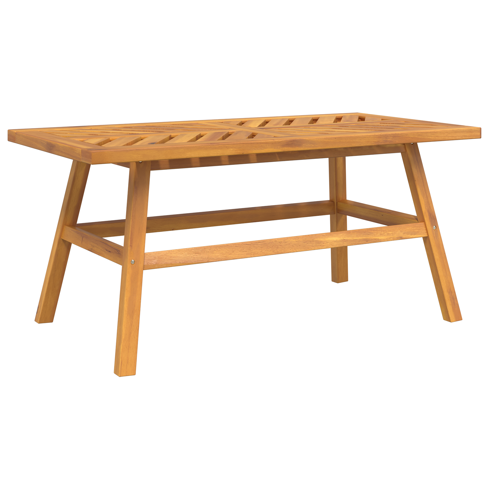 Ensemble de salon de jardin 4 pièces en bois massif d'acacia Chaises de jardin vidaXL