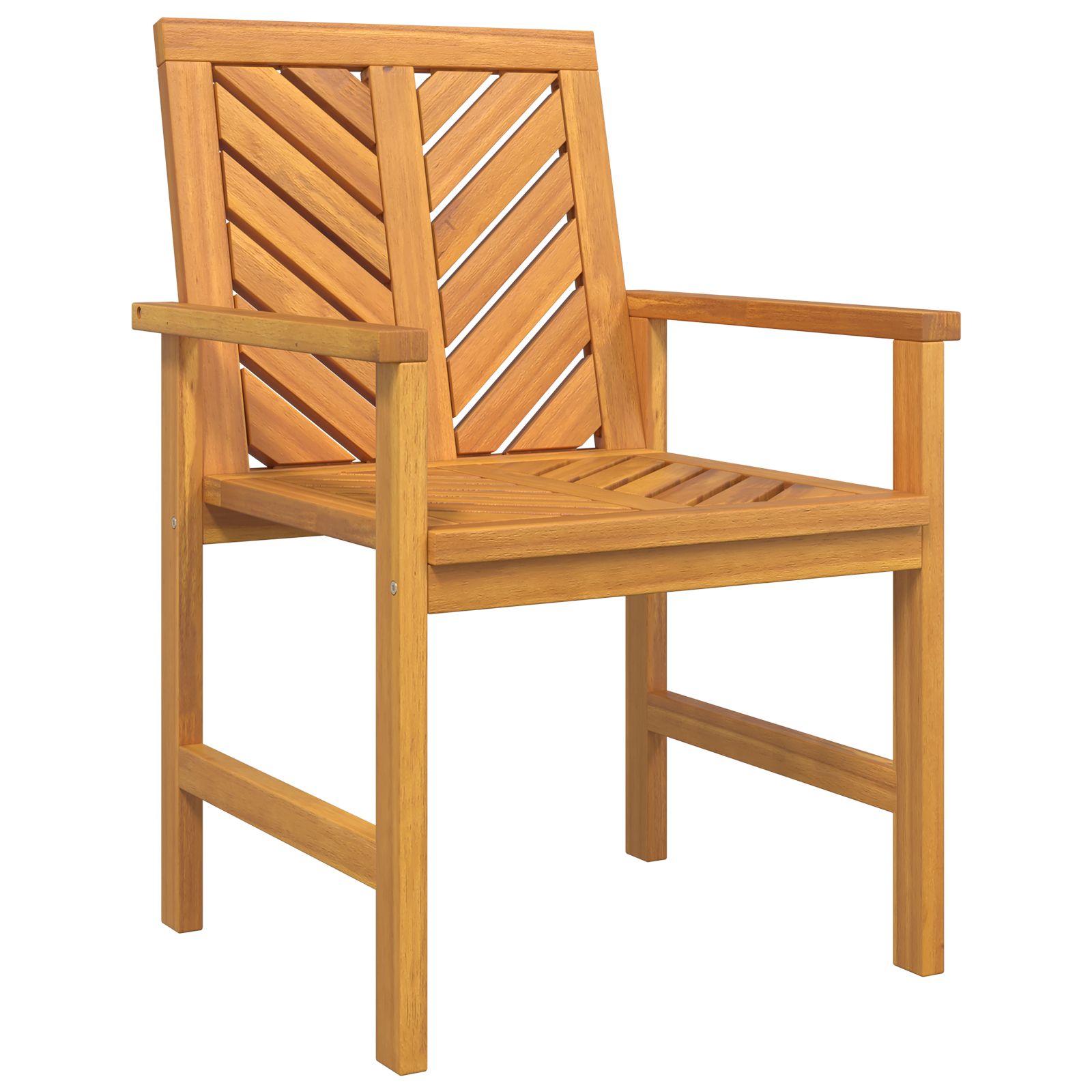 Ensemble de salon de jardin 5 pièces en bois d'acacia massif Chaises de jardin vidaXL