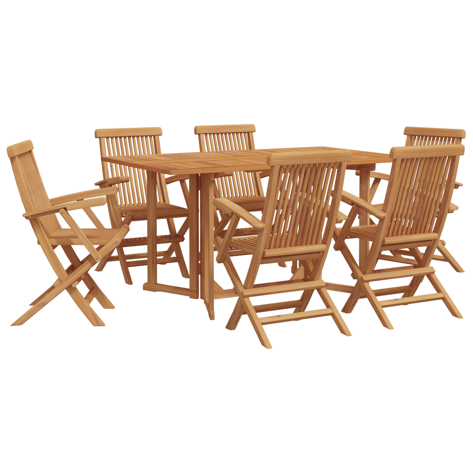 Ensemble de salle à manger de jardin en bois massif Chaises de jardin vidaXL