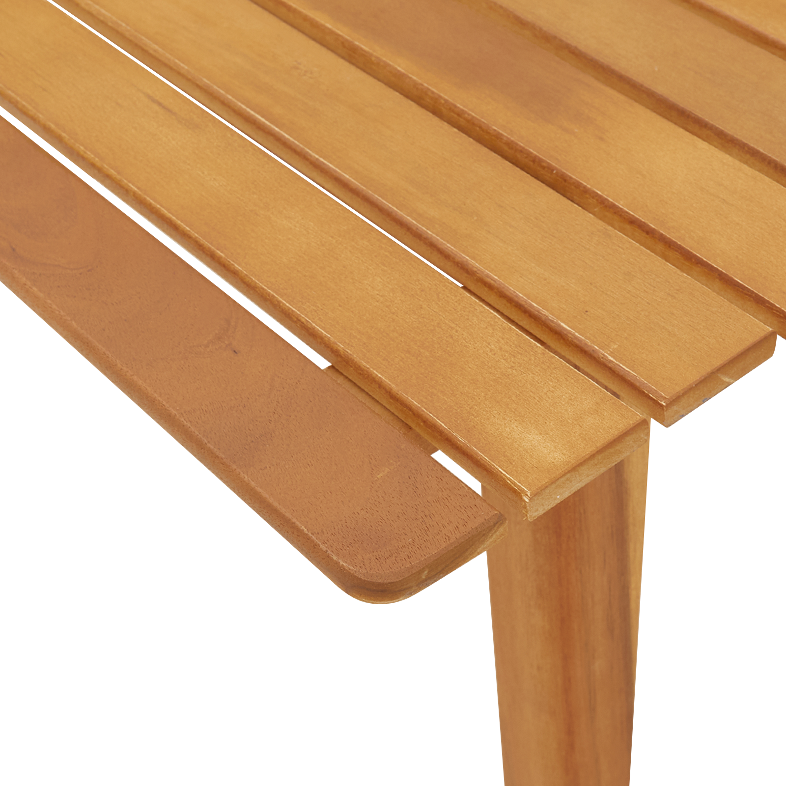 Ensemble de chaises de jardin avec table - 5 pièces, bois d'acacia noir Chaises de jardin vidaXL