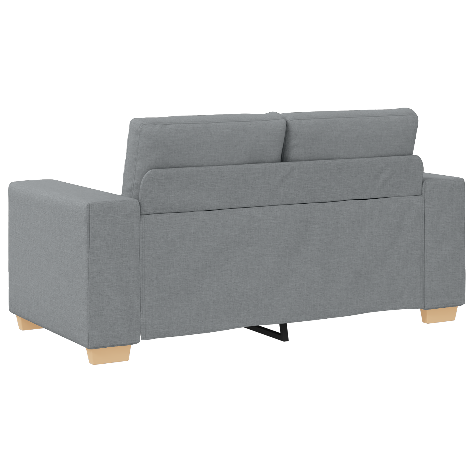 Ensemble de Canapés avec coussin avec oreiller 3 pcs Gris tissu - XIOS