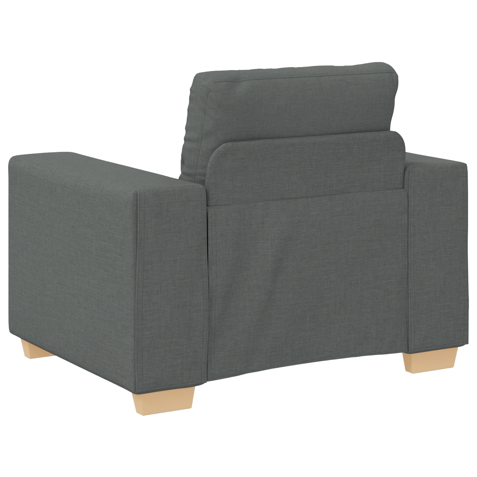 Ensemble de Canapés avec coussin avec oreiller 3 pcs Gris tissu - XIOS