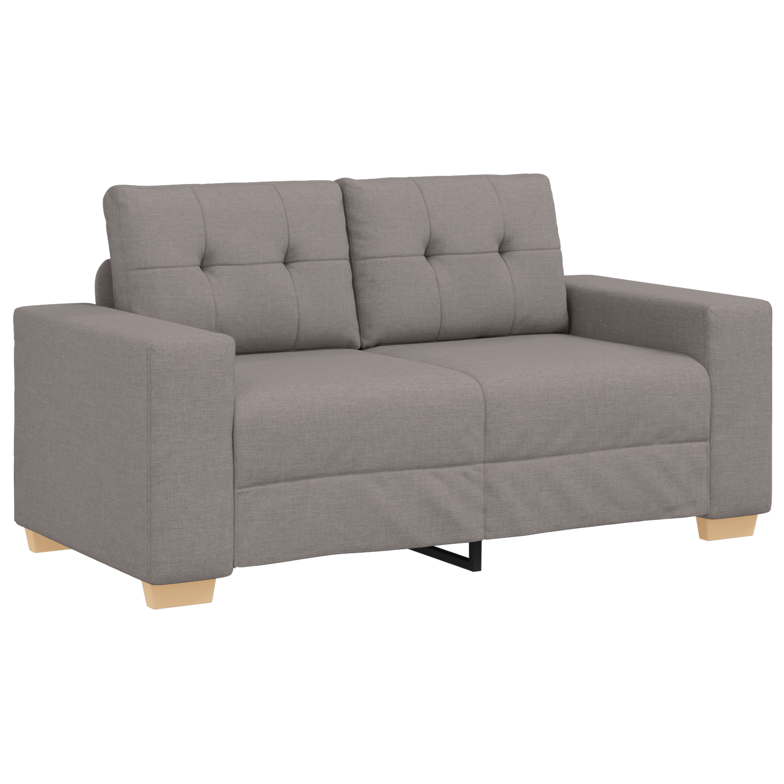 Ensemble de Canapés avec coussin 3 pcs Taupe tissu - XIOS
