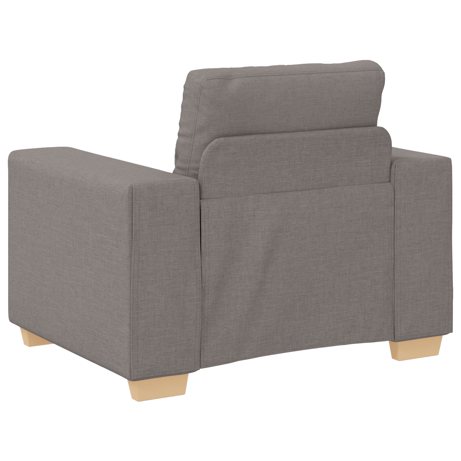 Ensemble de Canapés avec coussin 3 pcs Taupe tissu - XIOS