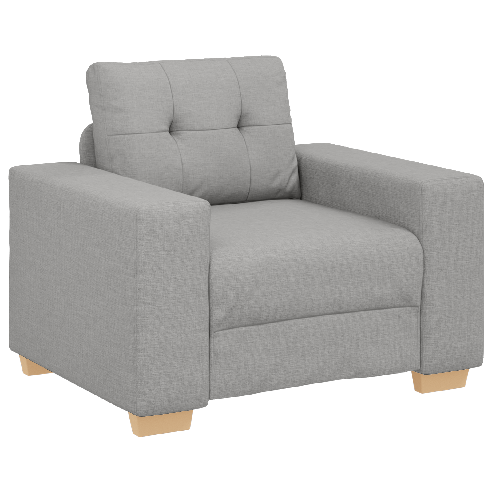 Ensemble de Canapés avec coussin avec oreiller Gris tissu - XIOS