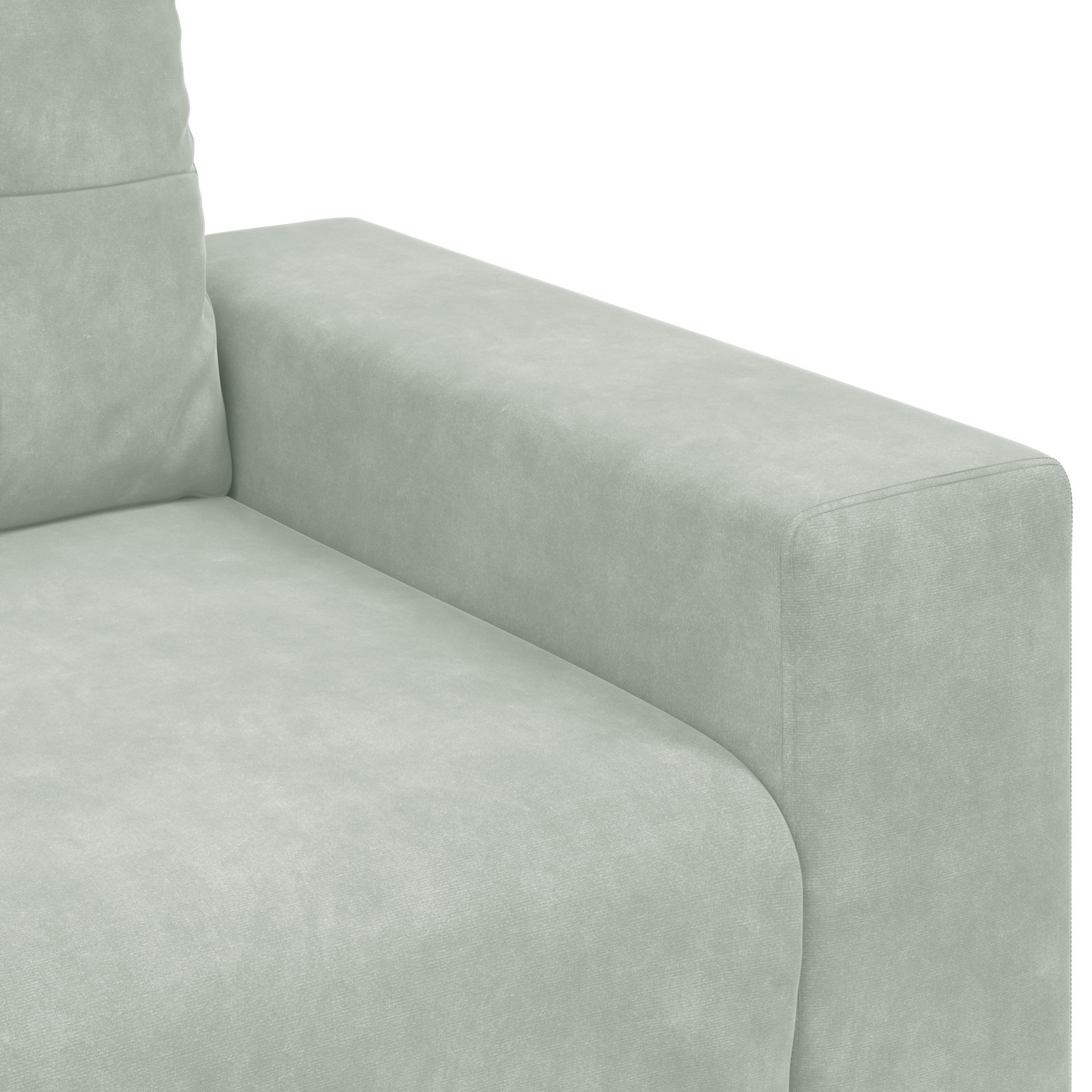 Ensemble de Canapés 3 pcs Gris 221 x 78 x 80 cm Velours - XIOS