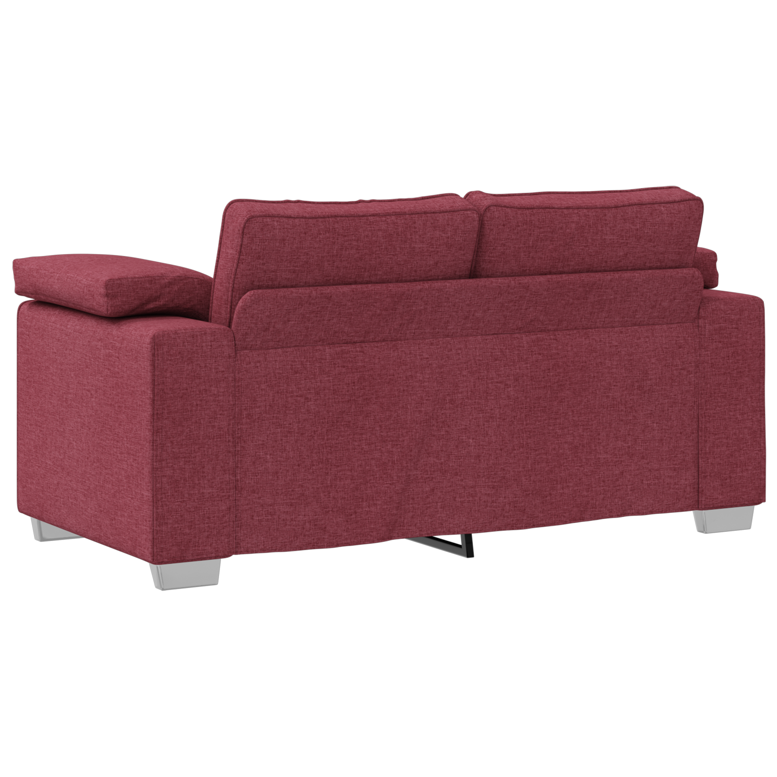 Ensemble de Canapés 3 pcs Bordeaux 219 x 77 x 82 cm tissu - XIOS