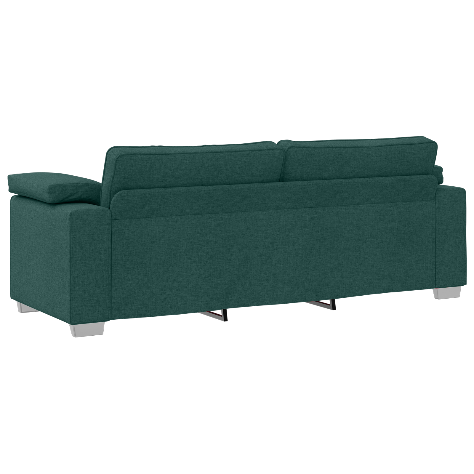 Ensemble de Canapés 2 pcs Vert foncé 219 x 77 x 82 cm tissu - XIOS