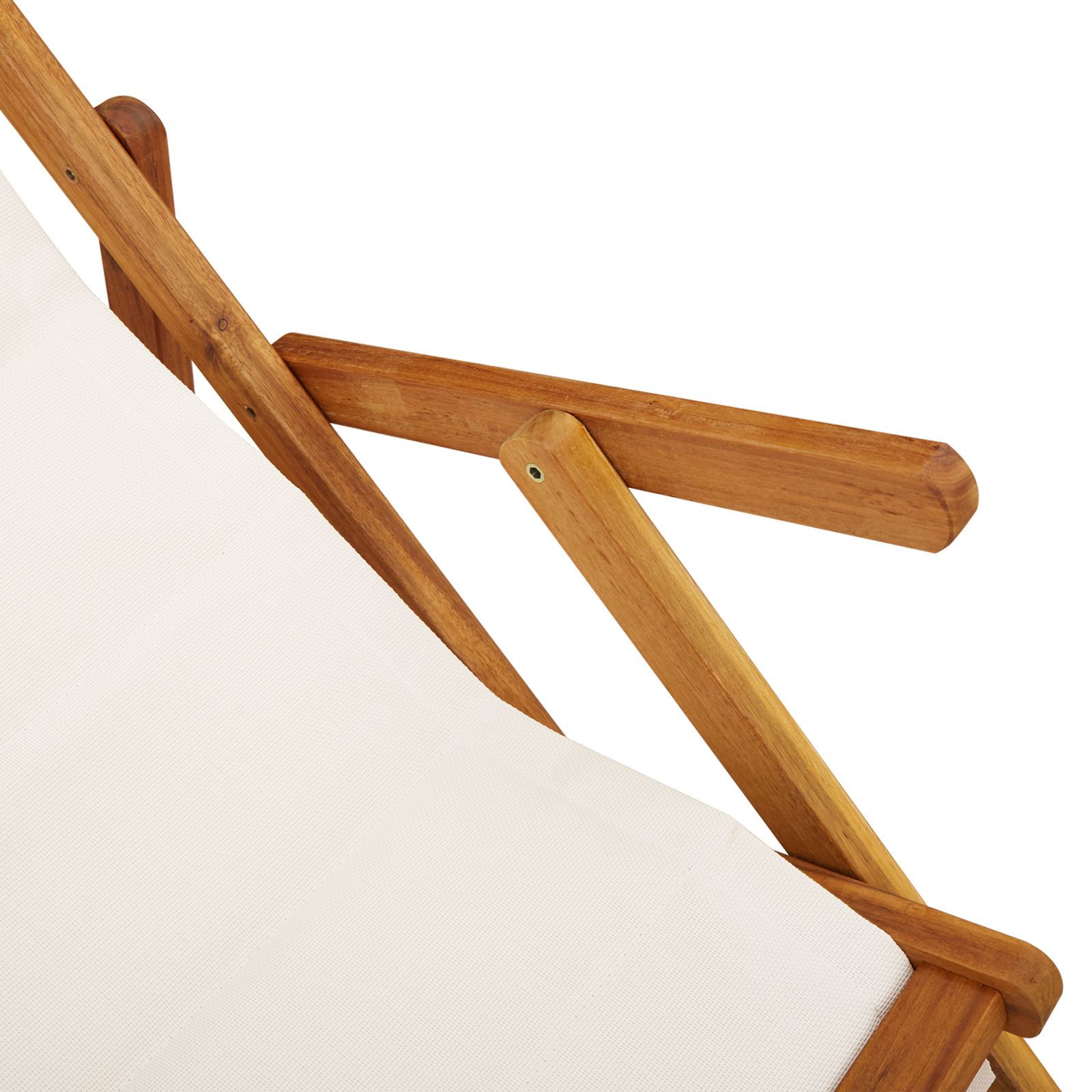 Chaises de plage pliantes vidaXL 2 pcs Gris clair Bois d'acacia massif et Textilène Chaises de jardin vidaXL