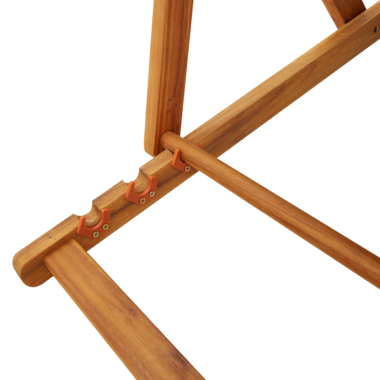 Chaises de plage pliantes vidaXL 2 pcs en bois d'acacia bleu et Textilène Chaises de jardin vidaXL