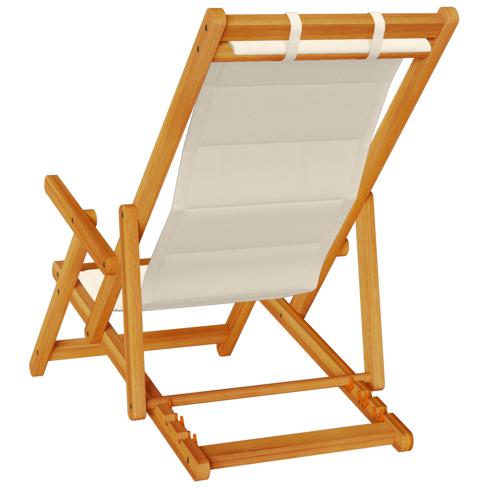 Chaises de plage pliantes vidaXL 2 pcs Taupe en bois d'acacia et Textilène Chaises de jardin vidaXL