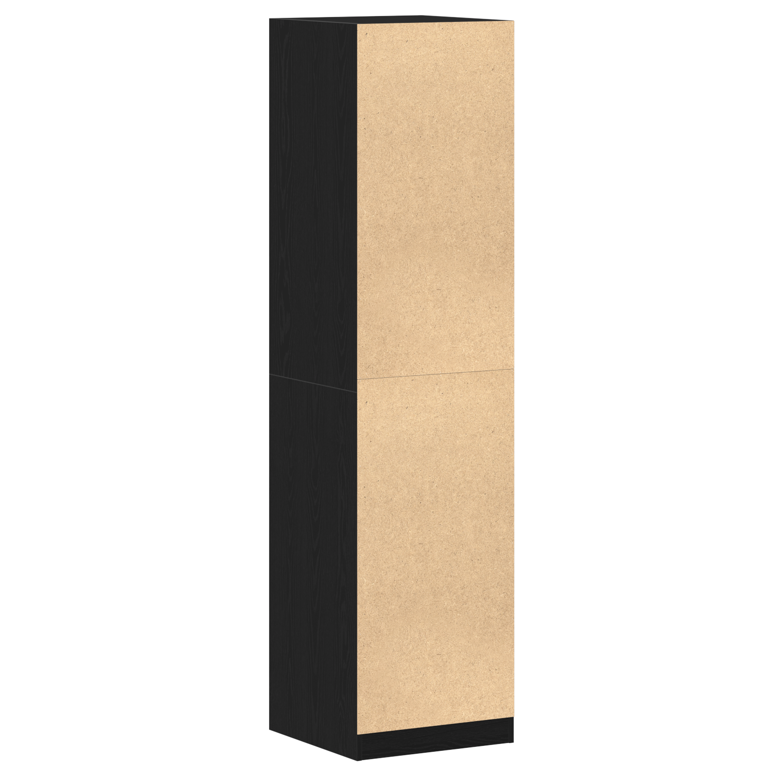 Armoire - Chêne noir, 50 x 50 x 200 cm, Fabriquée en bois