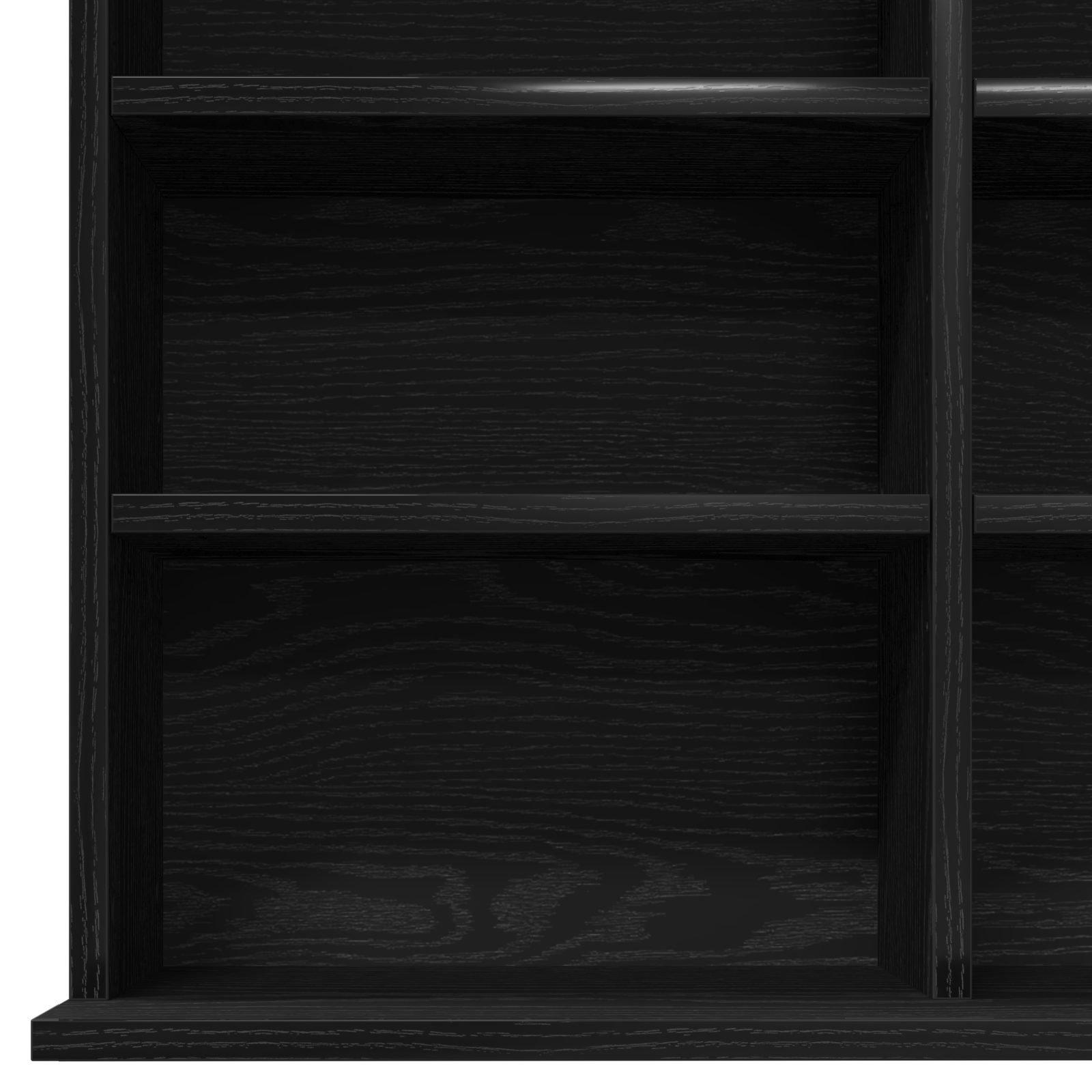 Armoire CD vidaXL en chêne noir 101x23x177,5 cm en bois d'ingénierie