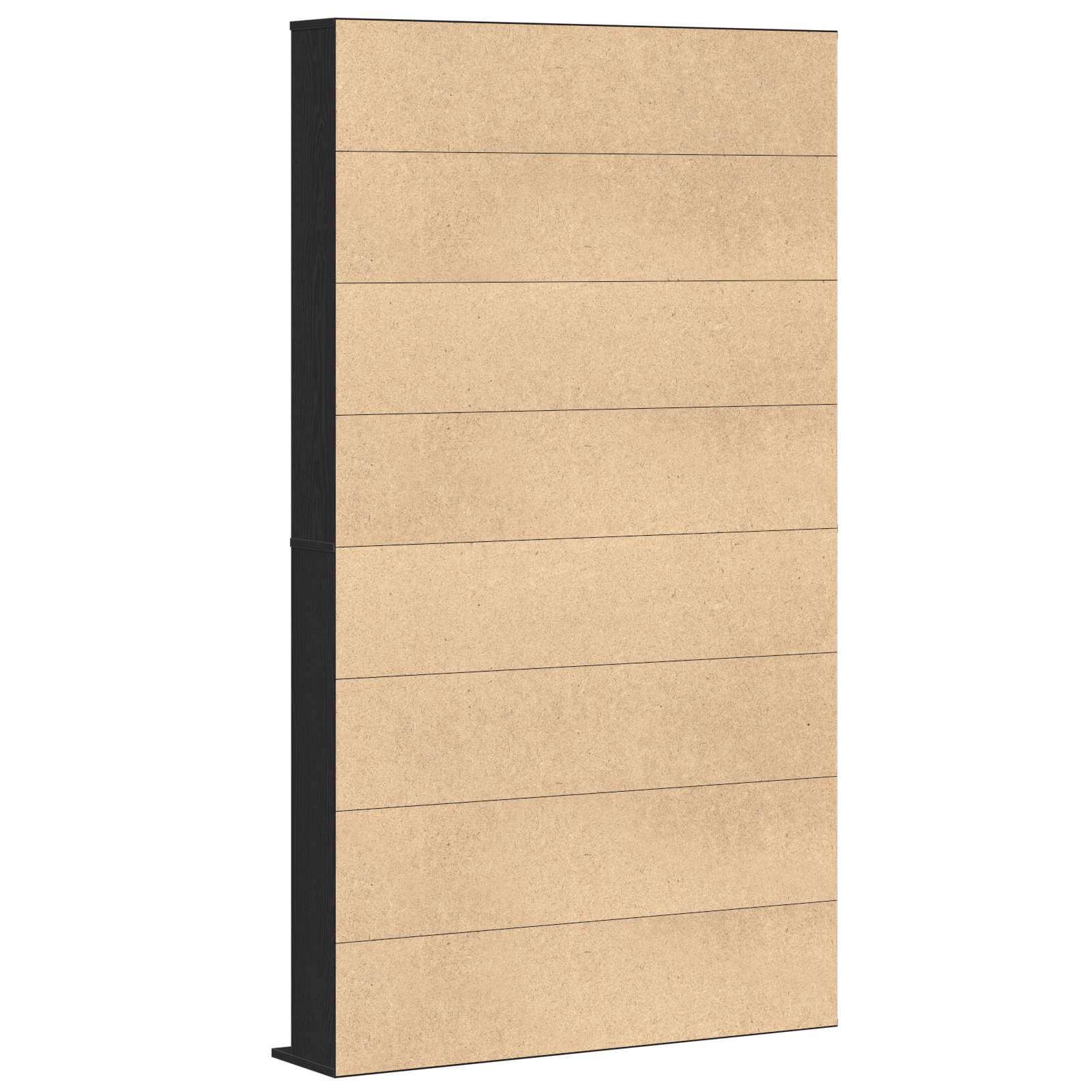 Armoire CD vidaXL en chêne noir 101x23x177,5 cm en bois d'ingénierie