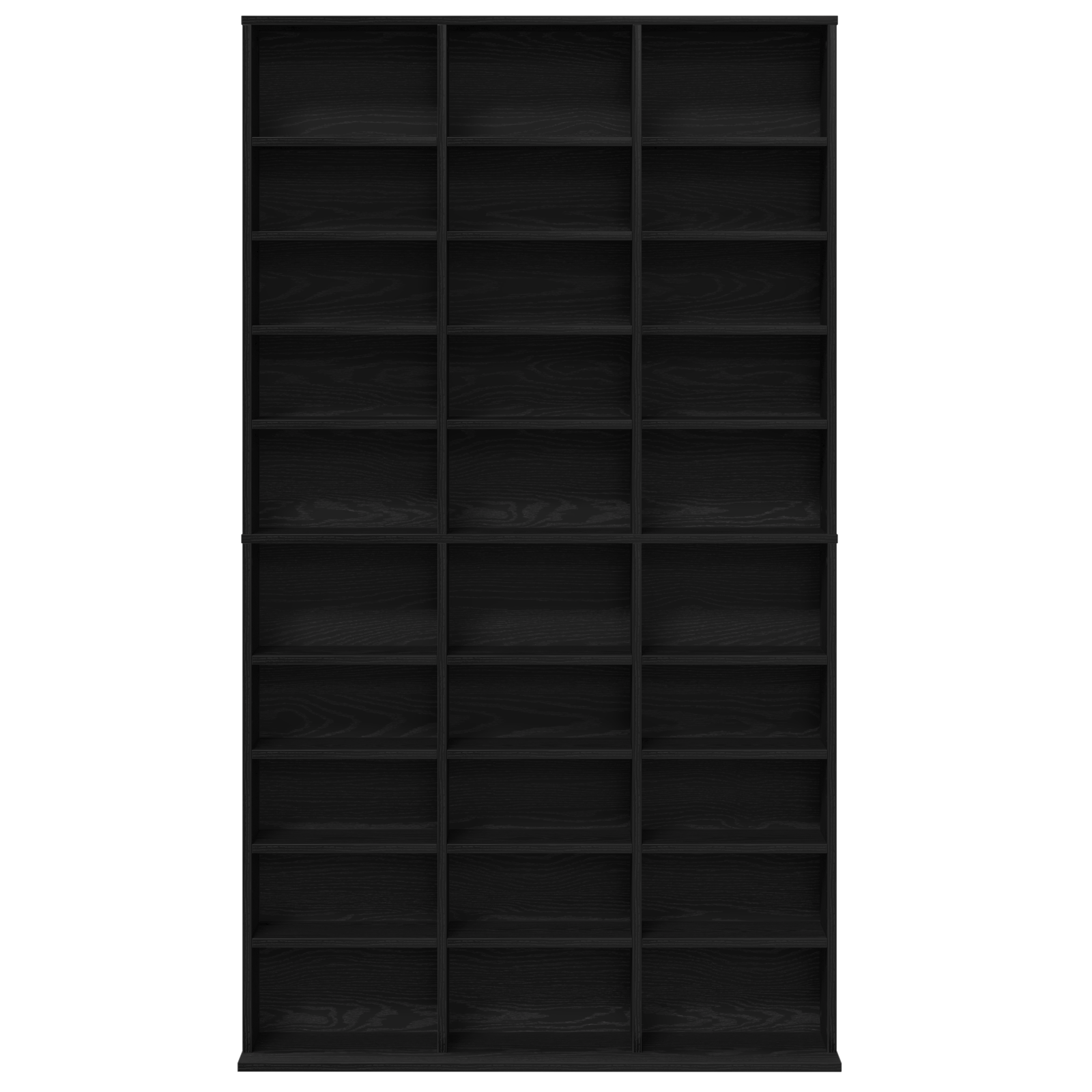 Armoire CD vidaXL en chêne noir 101x23x177,5 cm en bois d'ingénierie