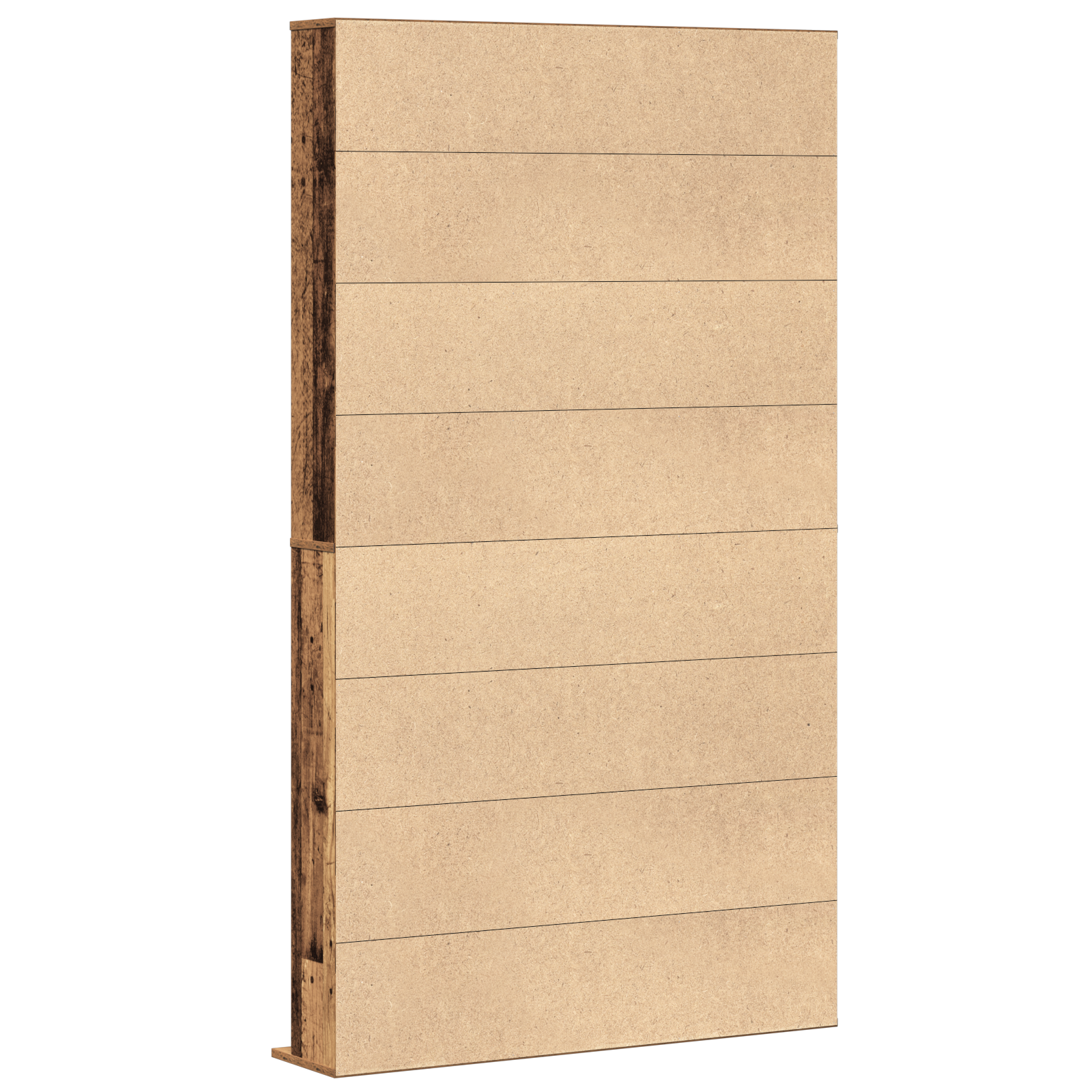 Meuble CD - Bois Vieux - 101x23x177.5 cm - Bois reconstitué XIOS