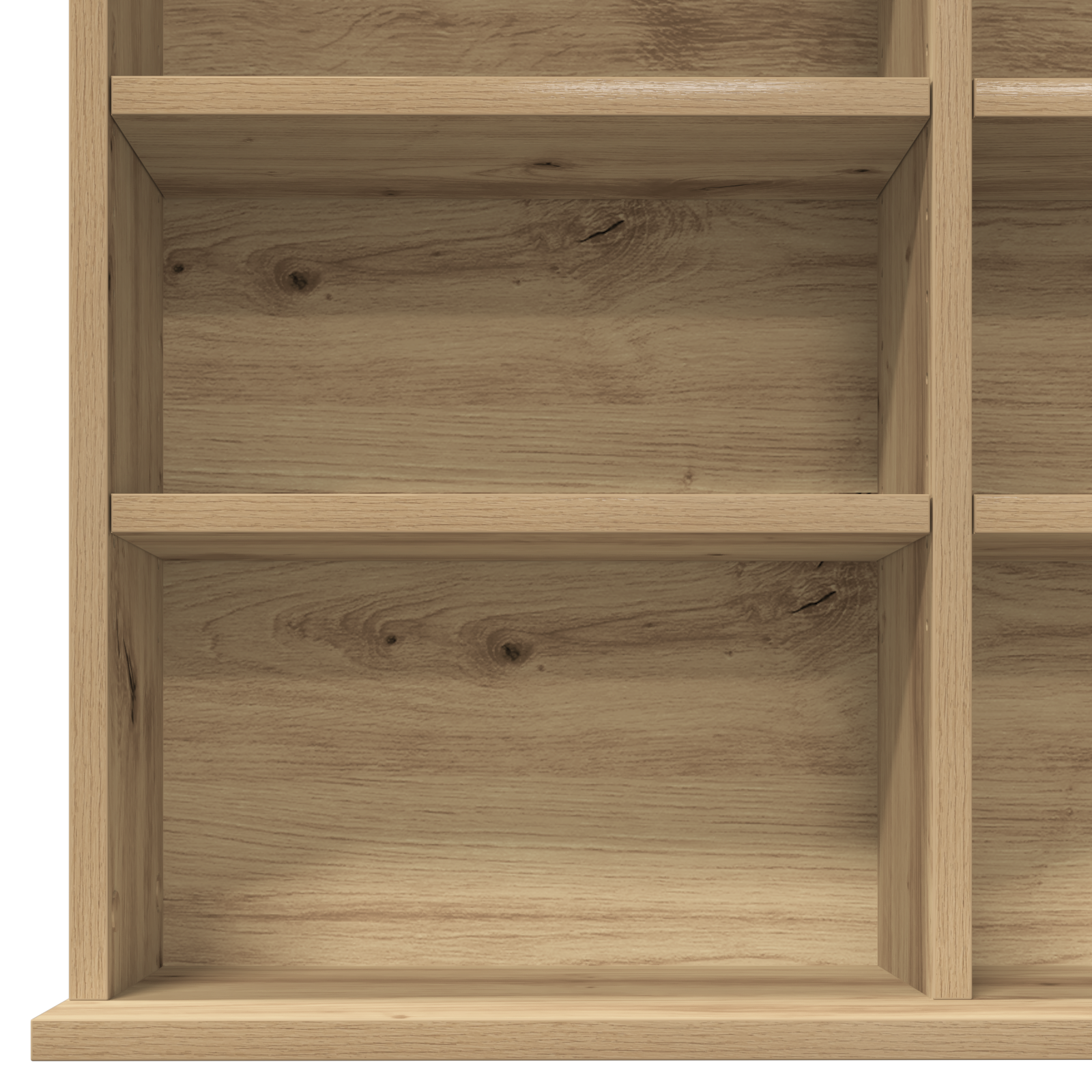 meuble CD en chêne artisanal - 101x23x177.5 cm en bois d'ingénierie XIOS