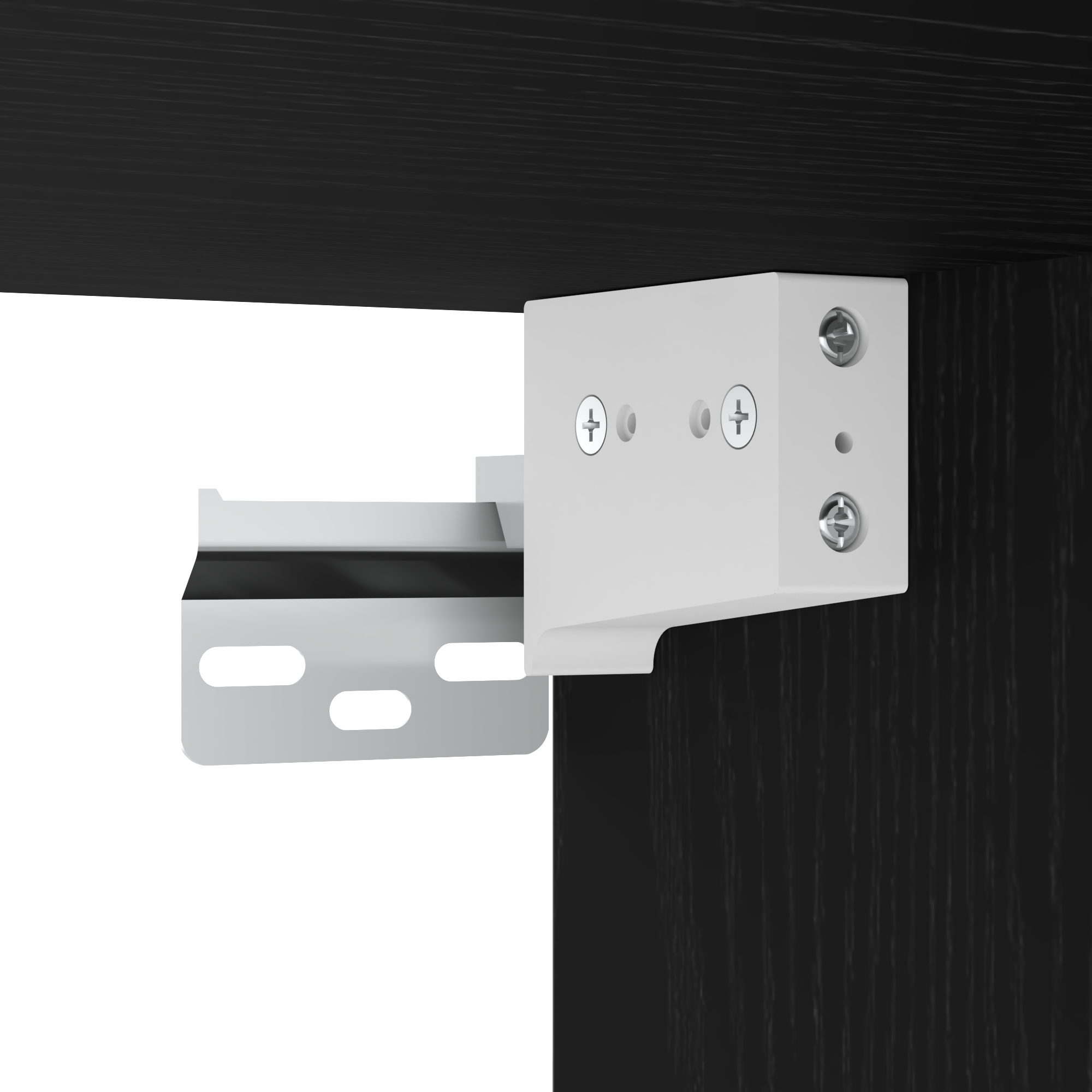 Armoires Murales 2 pcs Chêne Noir Bois Ingénieré