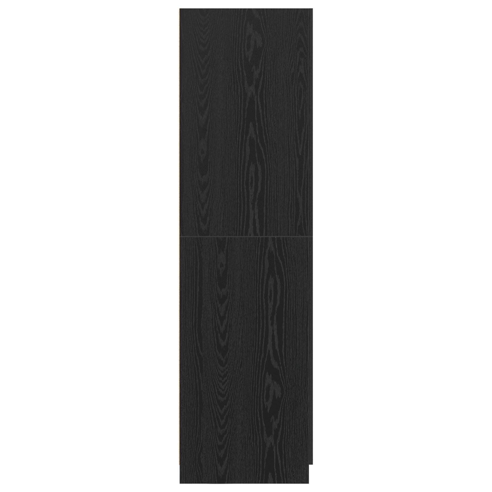 Armoire Noir Chêne 80x51x180 cm Bois d'ingénierie