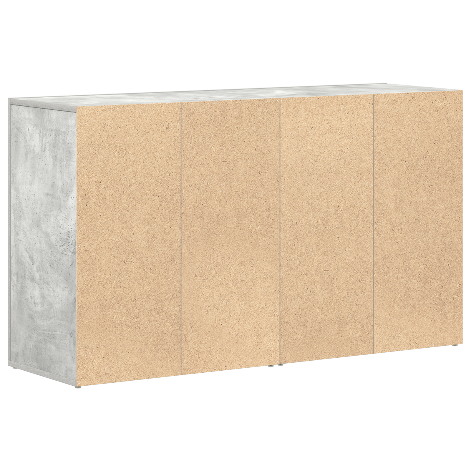 Buffet vidaXL Gris béton Bois d'ingénierie 120 x 36 x 69 cm Rangement