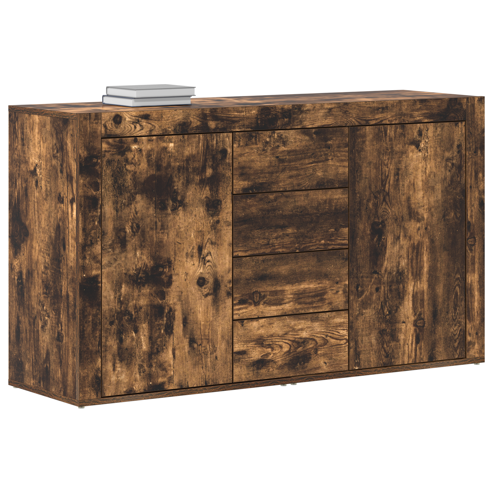 Buffet vidaXL Chêne fumé Bois d'ingénierie 120 x 36 x 69 cm Buffet