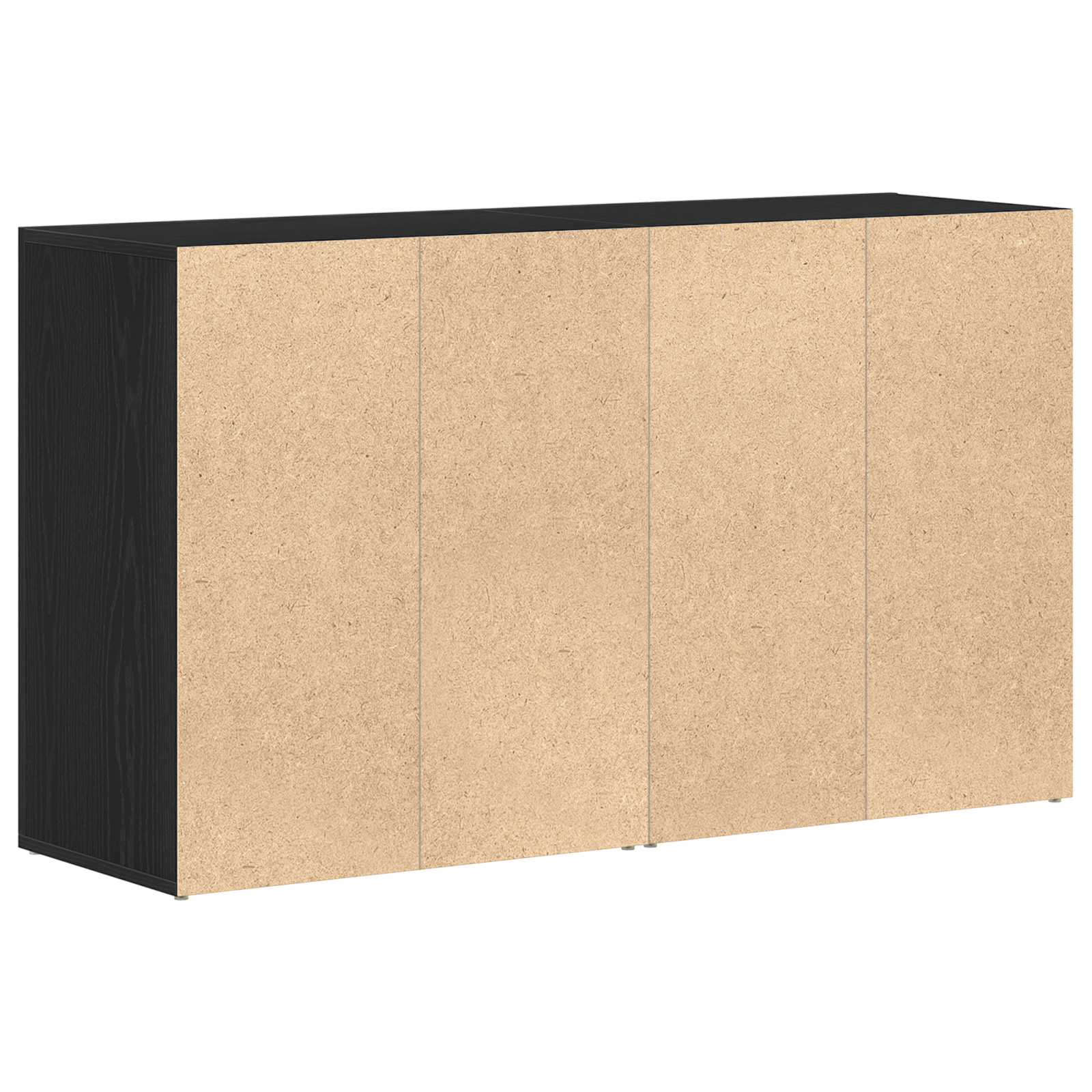 Buffet Chêne noir Bois d'ingénierie 120 x 36 x 69 cm Rangement
