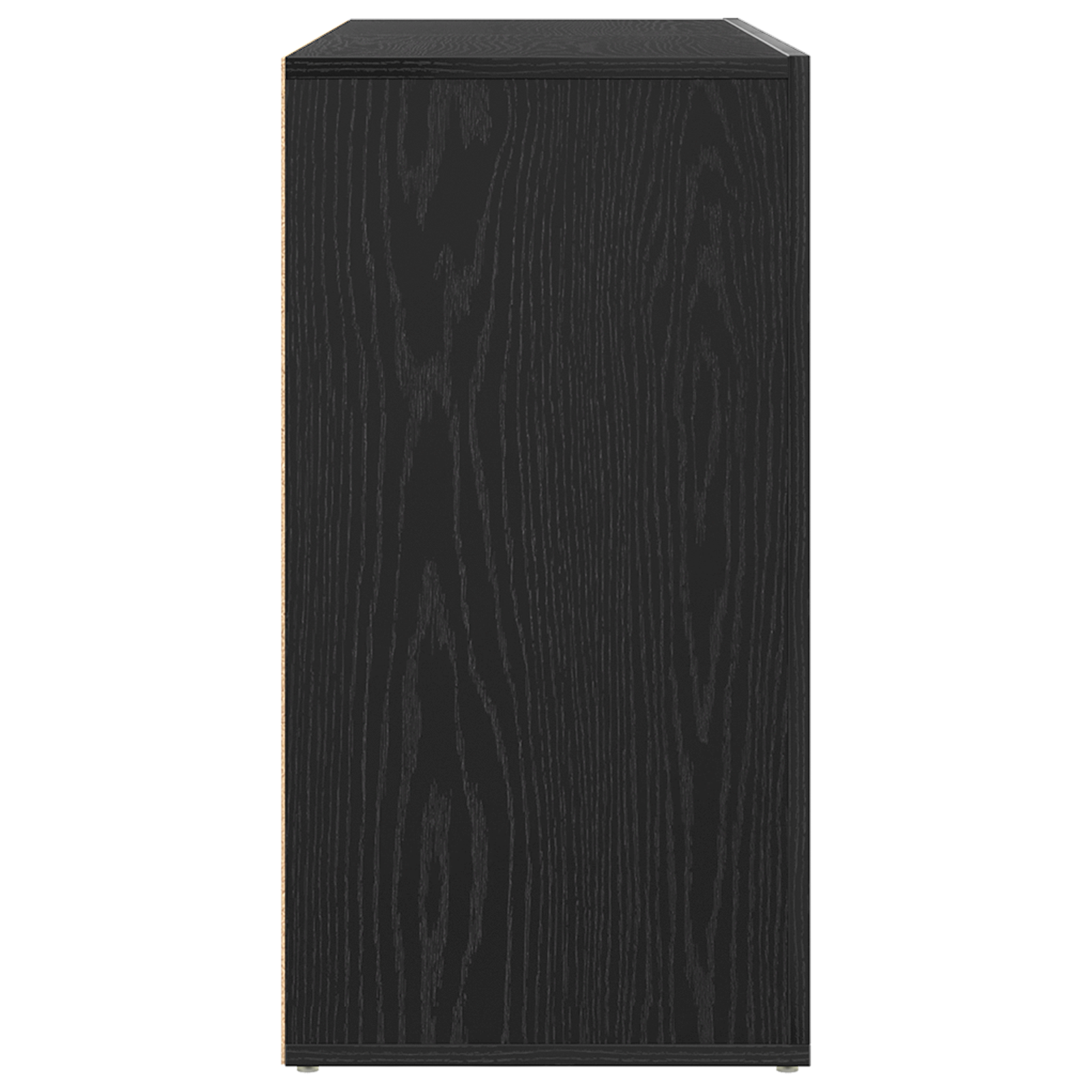 Buffet Chêne noir Bois d'ingénierie 120 x 36 x 69 cm Rangement