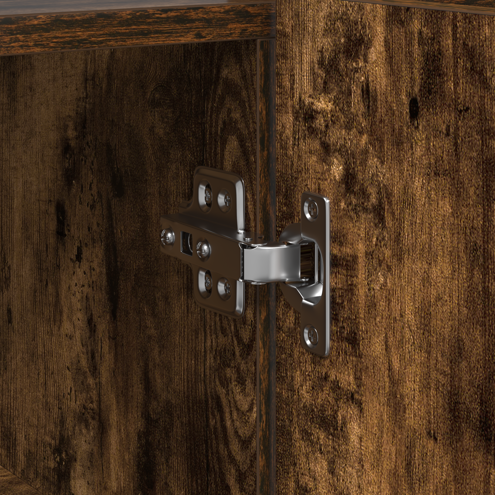Buffet Chêne Fumé Bois d'Ingénierie 116 x 30 x 75 cm