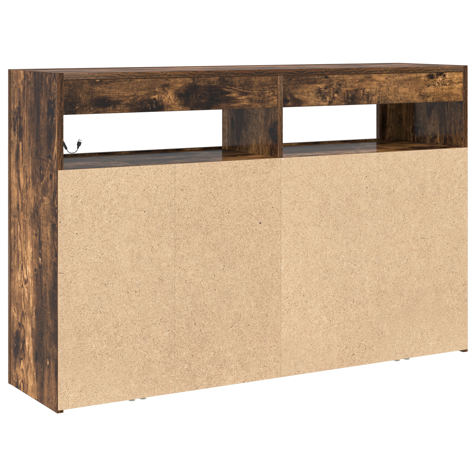 Buffet Chêne Fumé Bois d'Ingénierie 116 x 30 x 75 cm