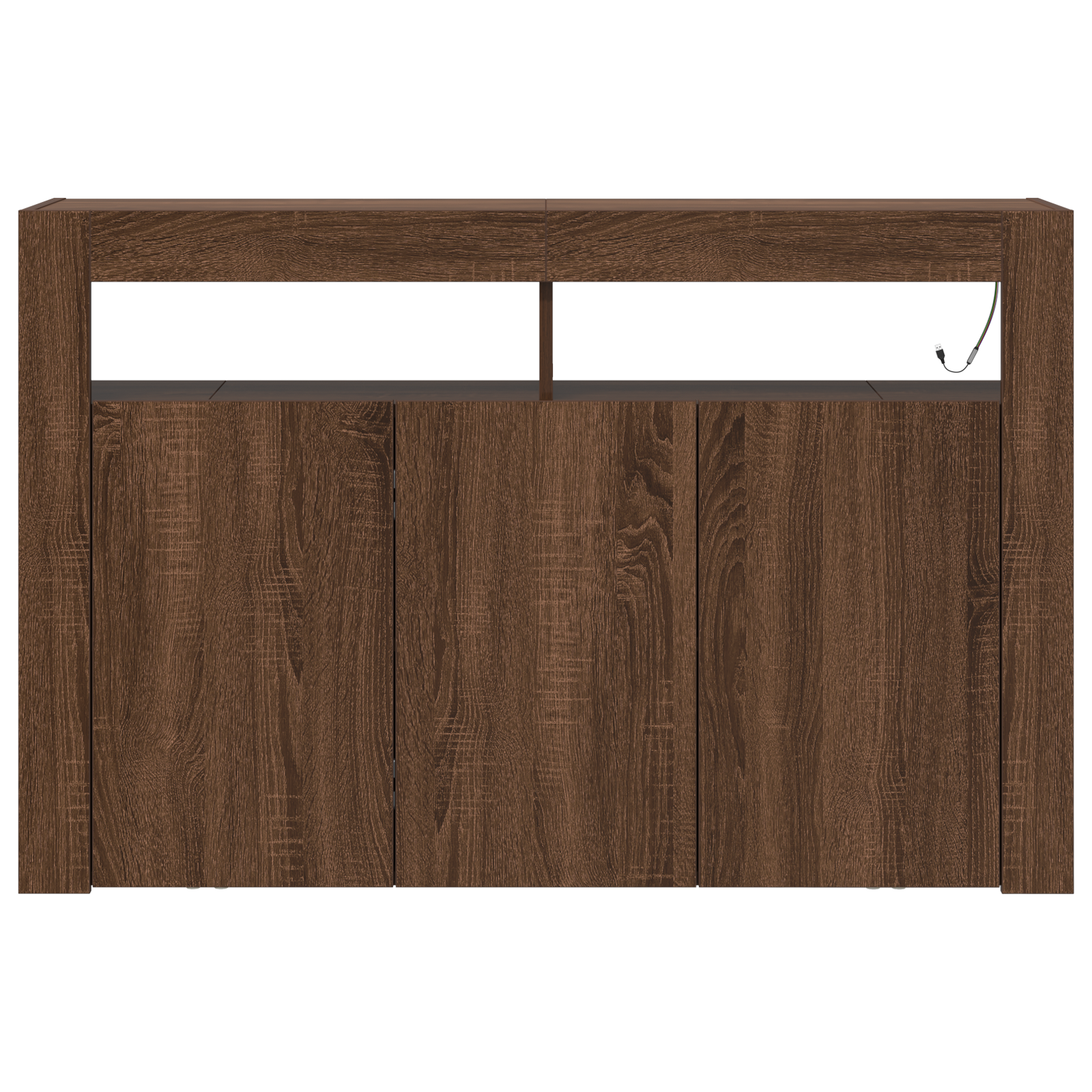 Buffet Chêne Brun Bois d'ingénierie 116 x 30 x 75 cm Buffet