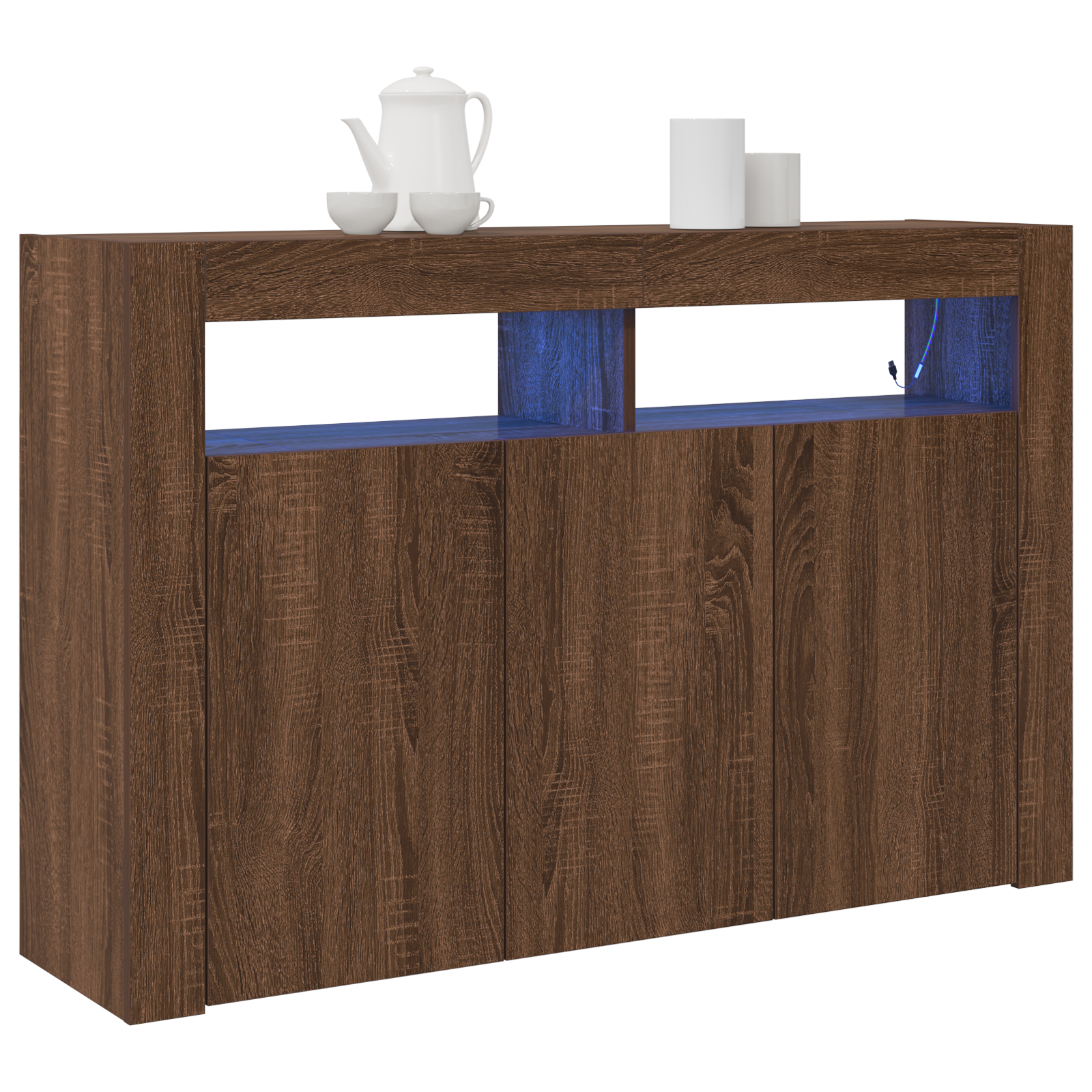 Buffet Chêne Brun Bois d'ingénierie 116 x 30 x 75 cm Buffet