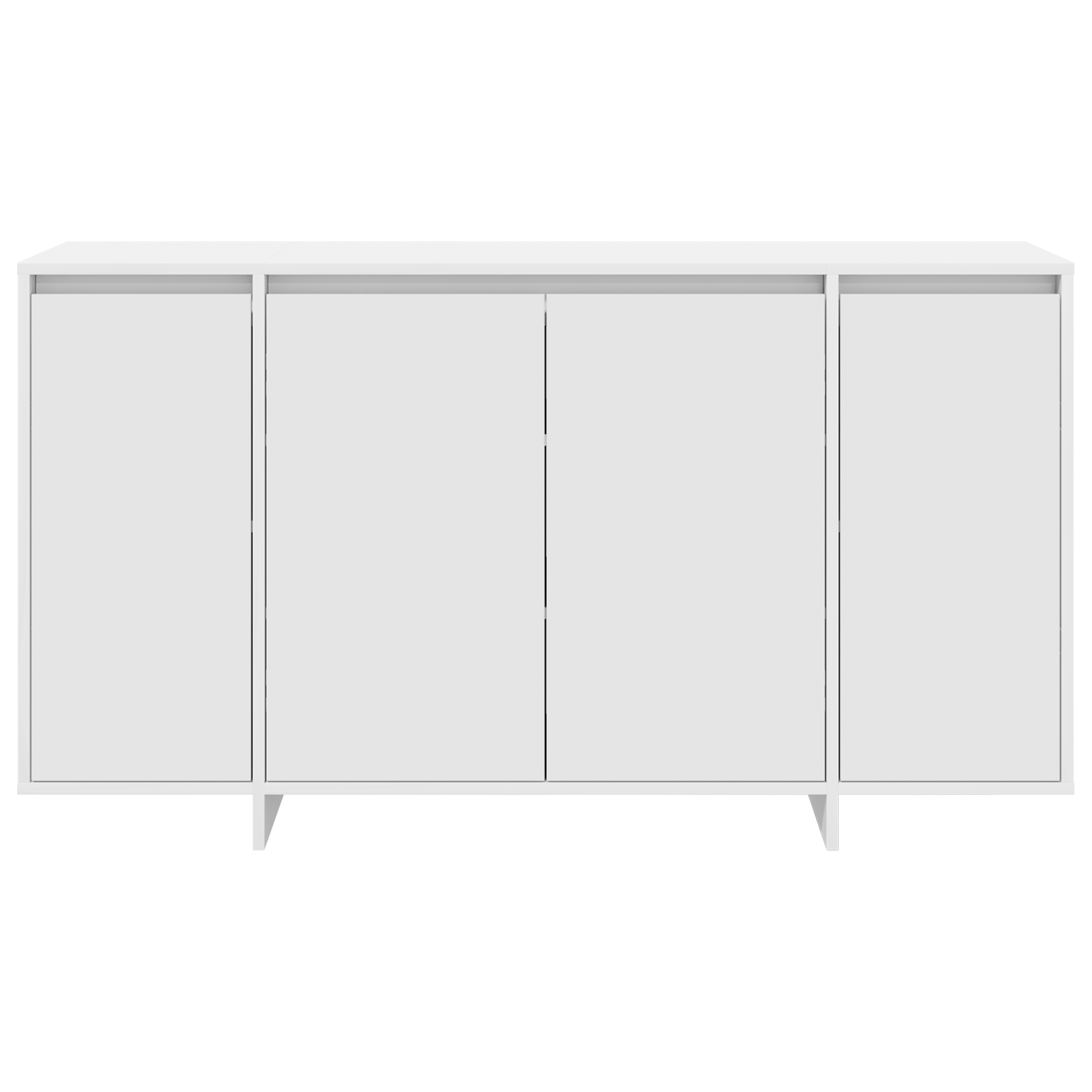 buffet blanc Blanc Bois 135 x 41 x 75 cm Buffet blanc