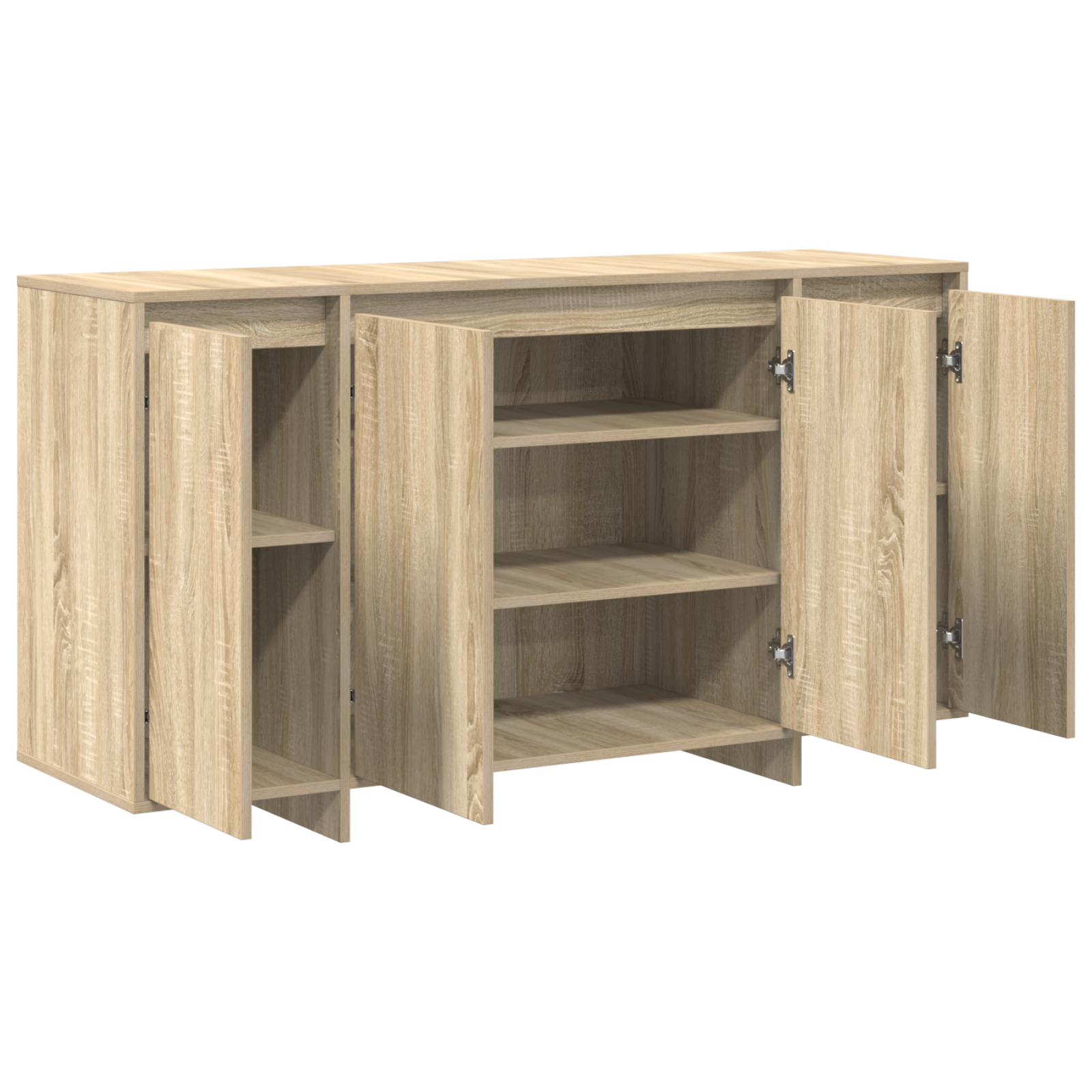Buffet en chêne Chêne Sonoma Bois d'ingénierie 135 x 41 x 75 cm