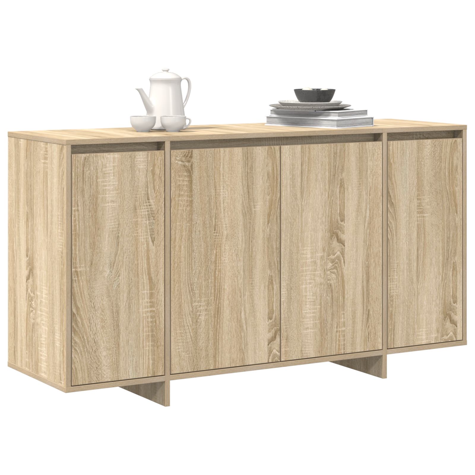 Buffet en chêne Chêne Sonoma Bois d'ingénierie 135 x 41 x 75 cm
