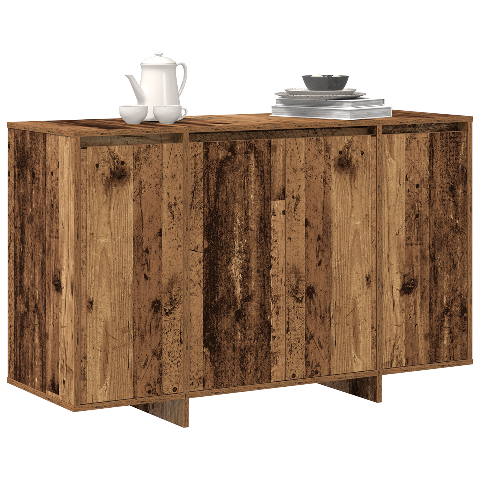 Buffet marron Bois ancien Bois 120 x 41 x 75 cm Buffet