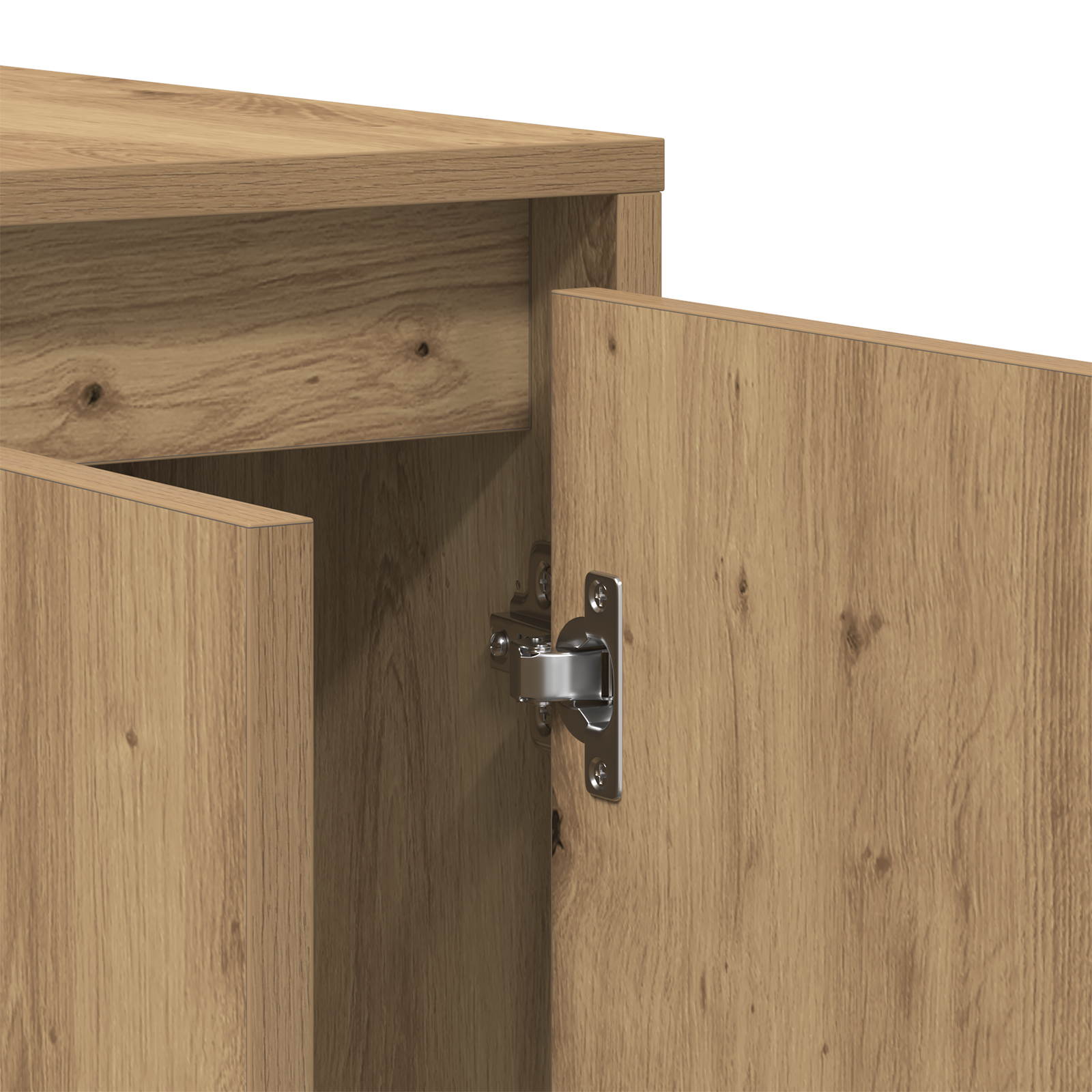 Buffet en chêne Fait main bois d'ingénierie 120 x 41 x 75 cm
