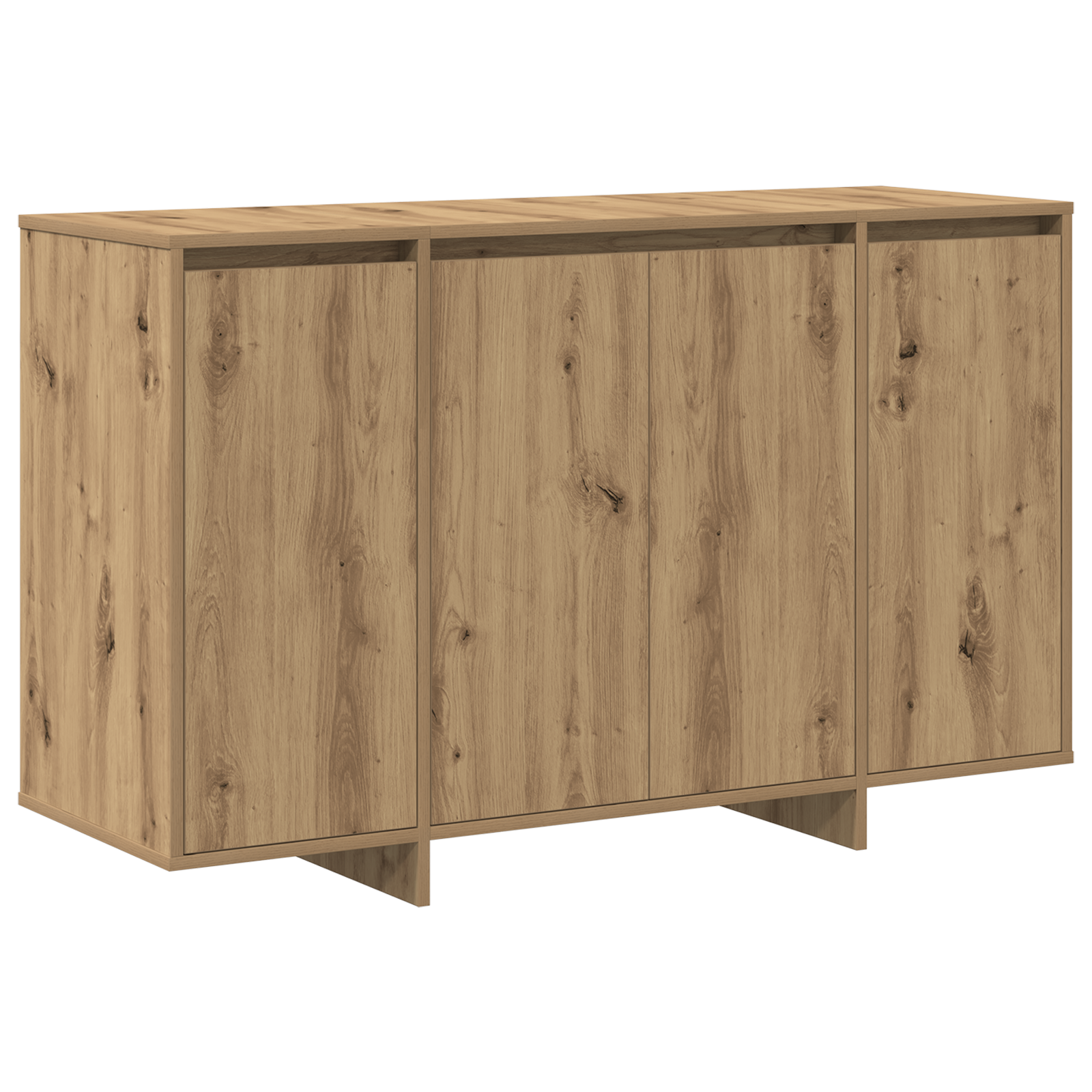 Buffet en chêne Fait main bois d'ingénierie 120 x 41 x 75 cm
