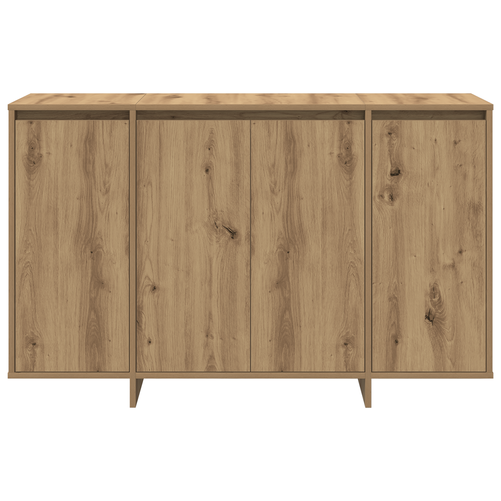 Buffet en chêne Fait main bois d'ingénierie 120 x 41 x 75 cm